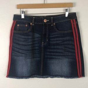NO BO Denim Mid Rise Skirt